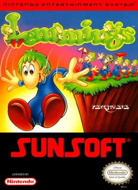 Lemmings (USA) box cover front